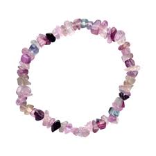 Pulsera Chips Fluorita Arco Iris