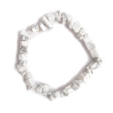 Pulsera Chip Howlita Blanca