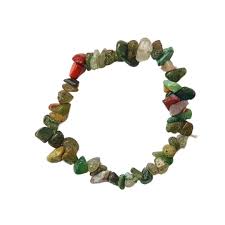 Pulsera Chips Ágata Musgo