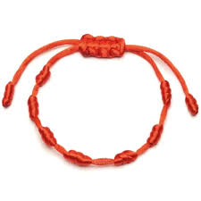 Pulsera Hilo 7 Nudos Naranja