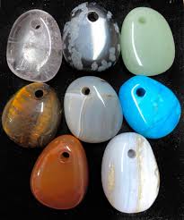 Colgante de Mineral Rodado