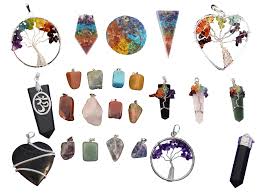 Colgantes con mineral