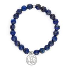 Pulsera Lapislázuli y Amuleto