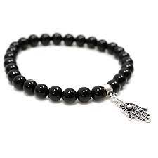 Pulsera Ónix y Amuleto